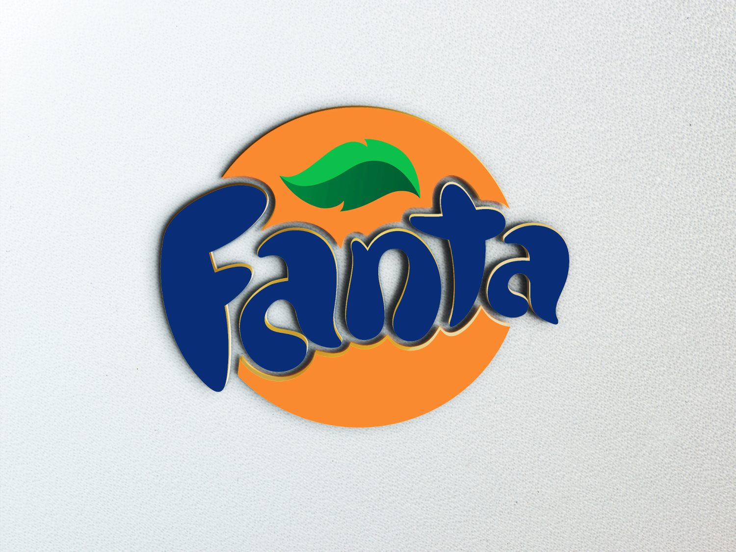 3D Wall Fanta Mockups