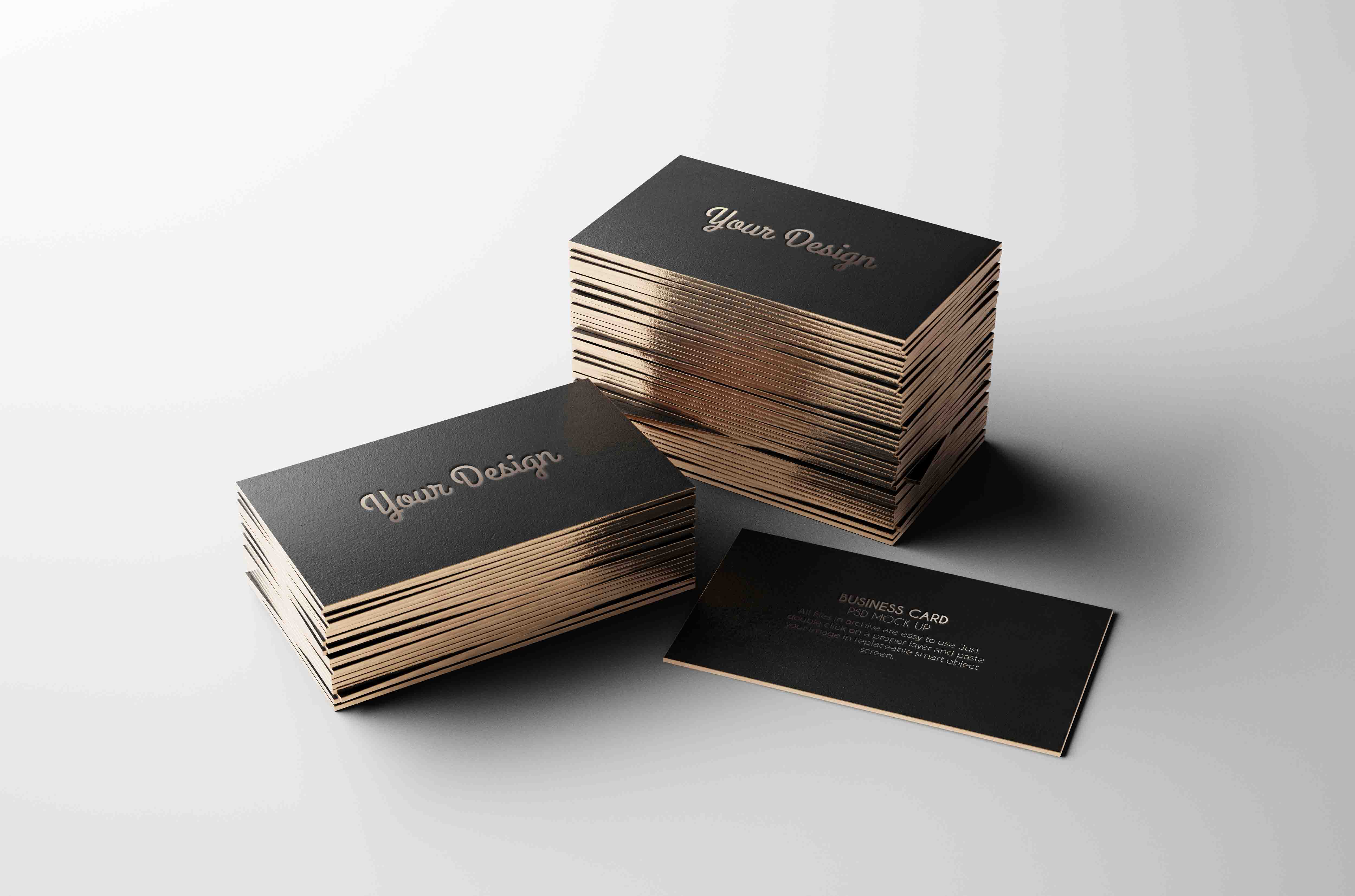 Premium Business Cards Mockups | eyMockup