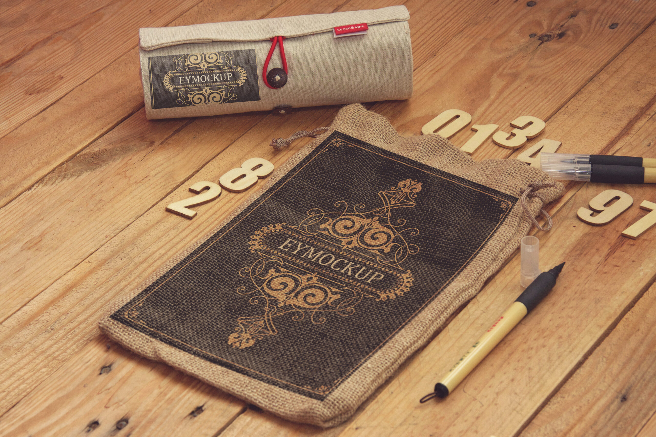 Download Rice Sack bag Mockup