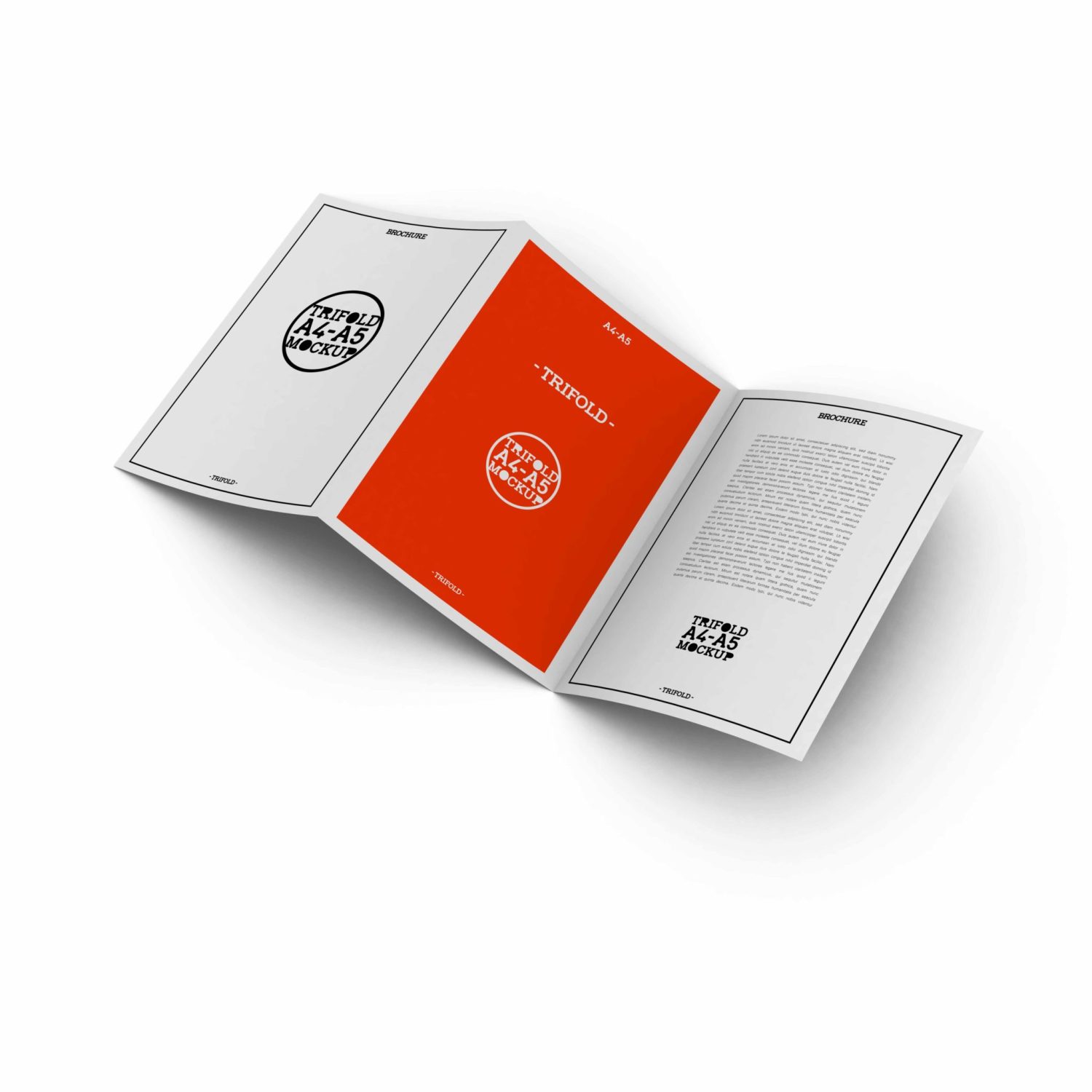 Quality Tri-Fold Mockup