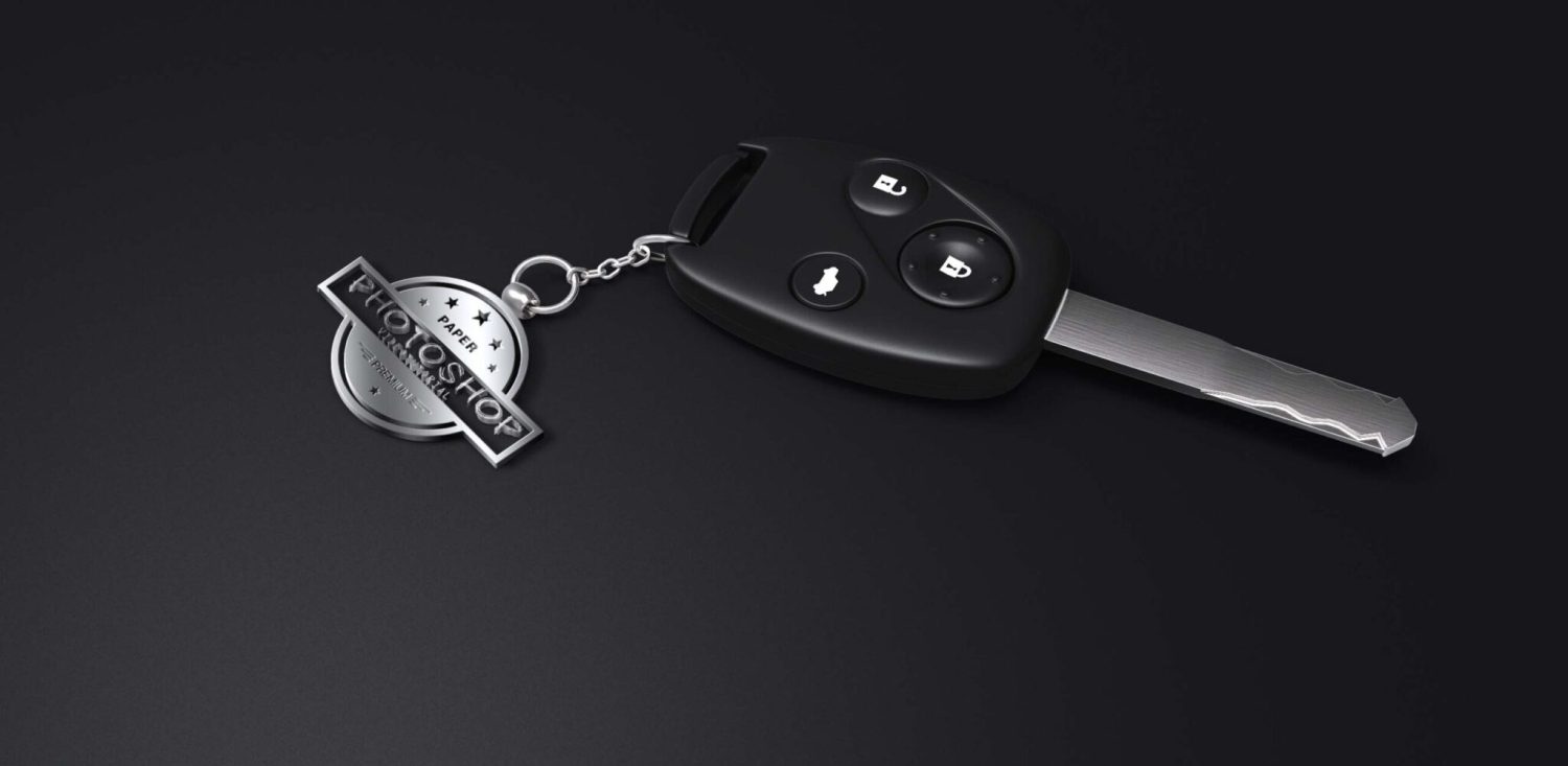 key chain mockup