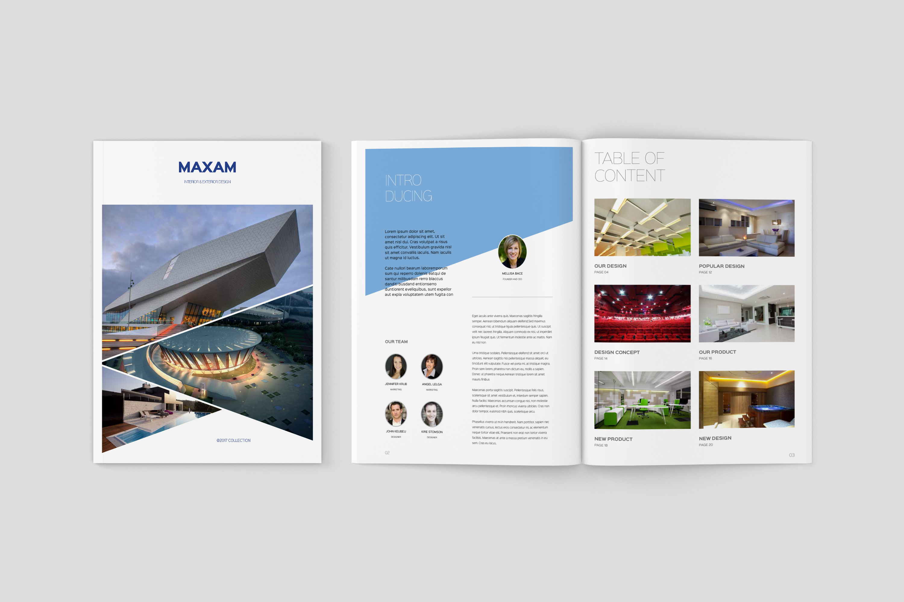 A5 Magazine Brochure Mockups