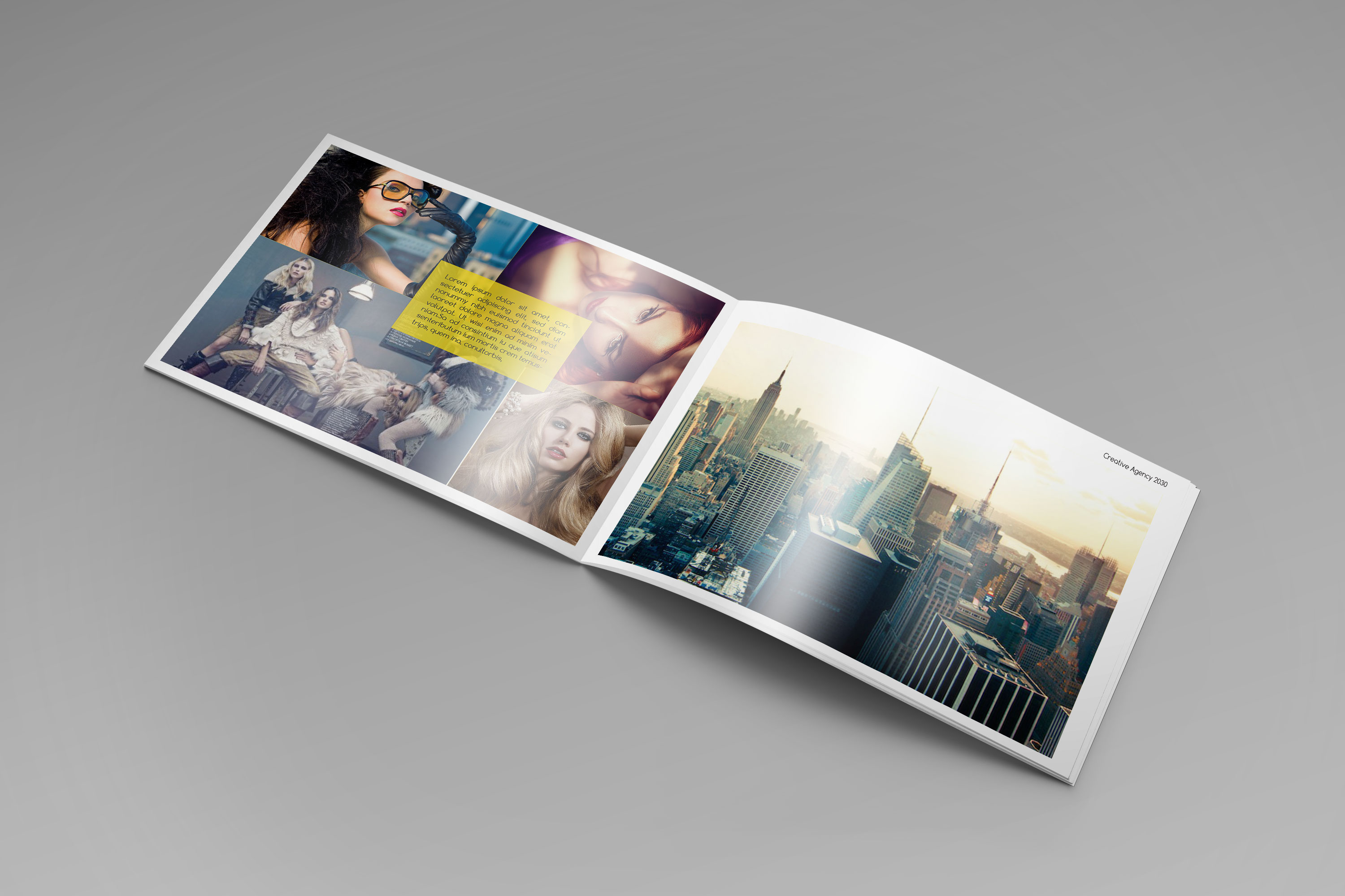 Rectangular Brochure Mockup Bundle