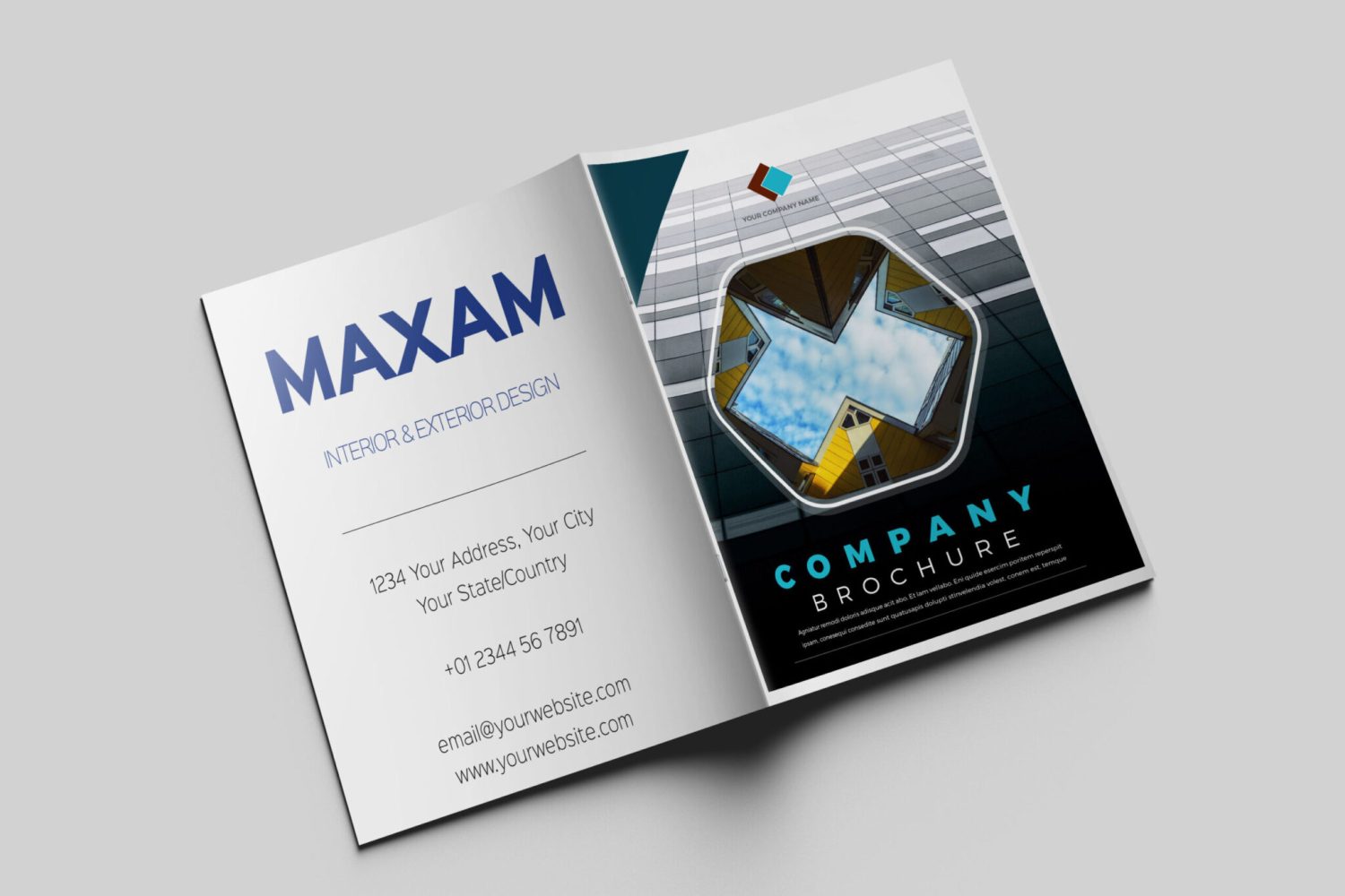finest Brochure Magazine Mockups