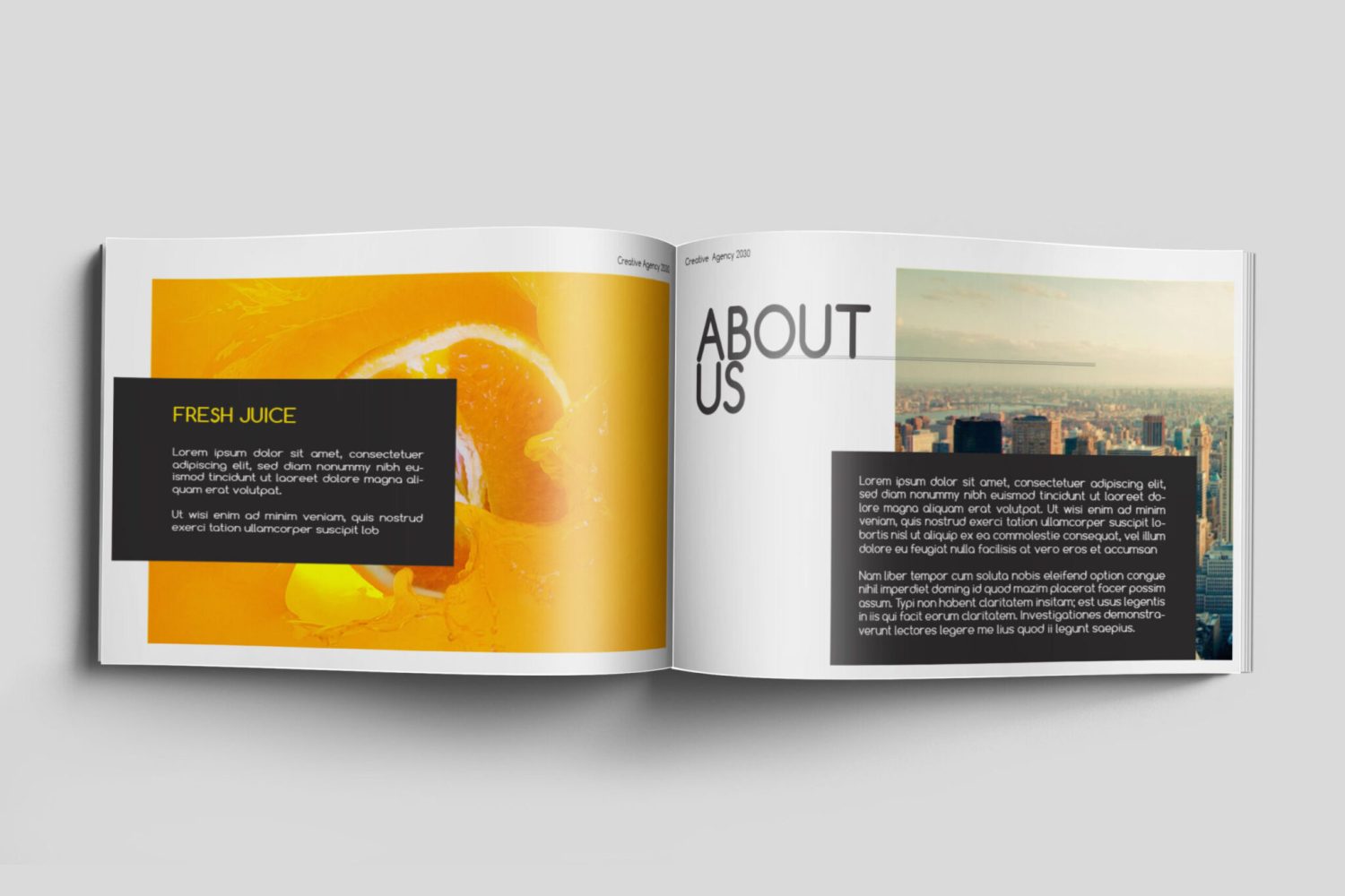 latest A4 Brochure Mockups