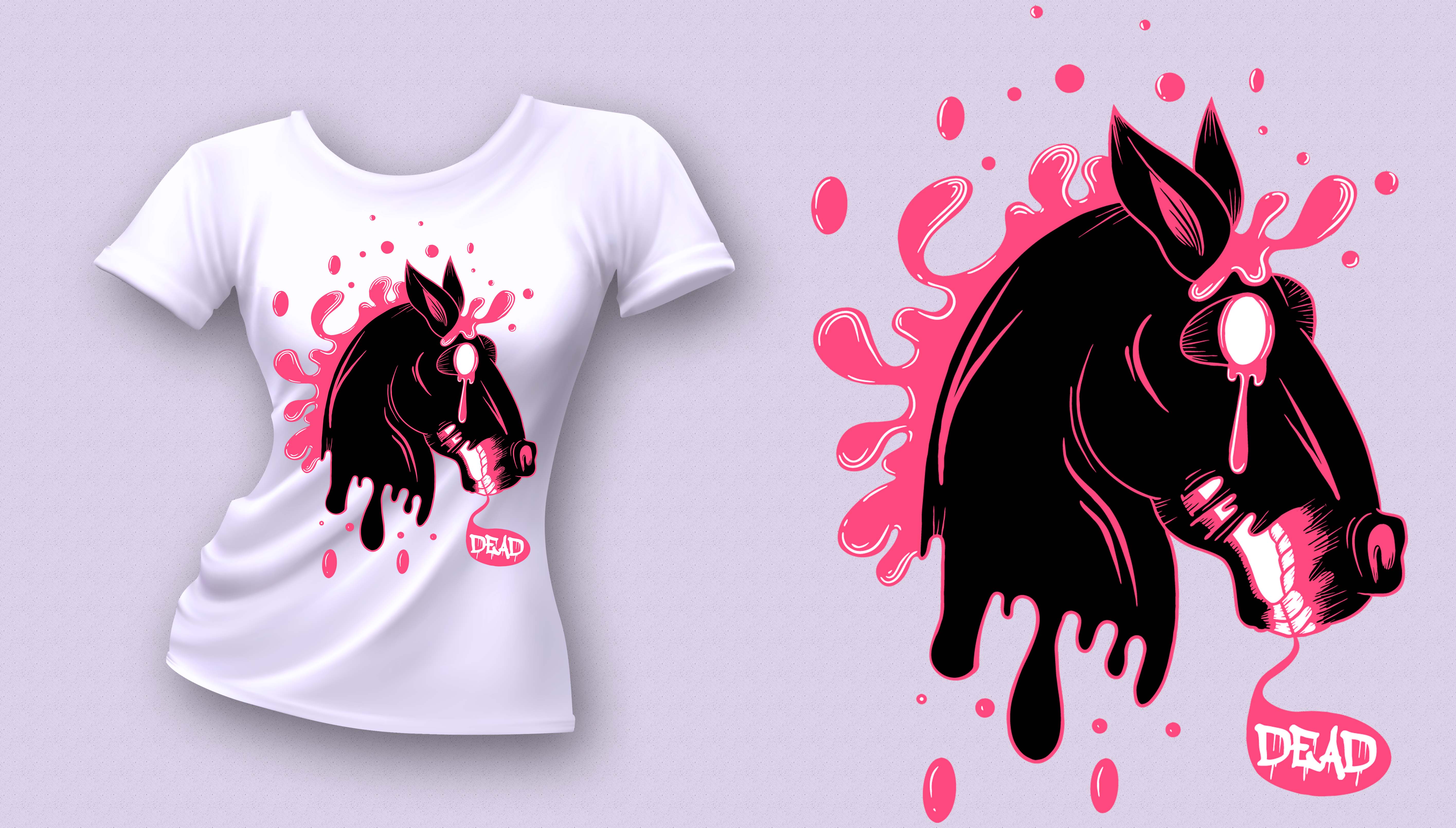 Horse T Shirt Design Mockup | eyMockup