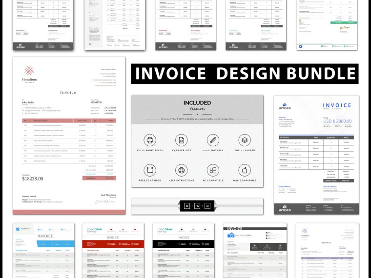Amazing Design Invoice Bundle