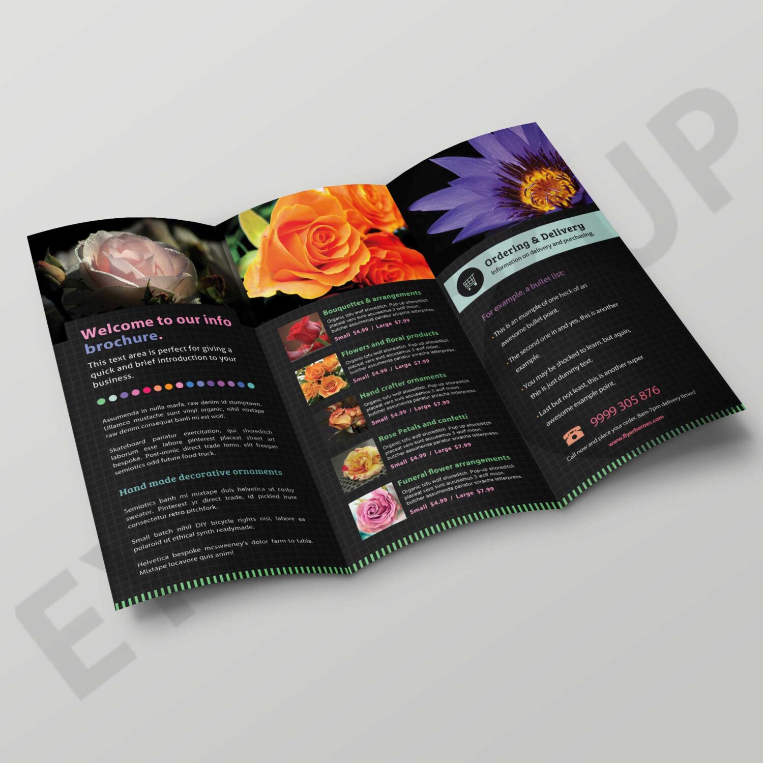 Flower Shop Brochure