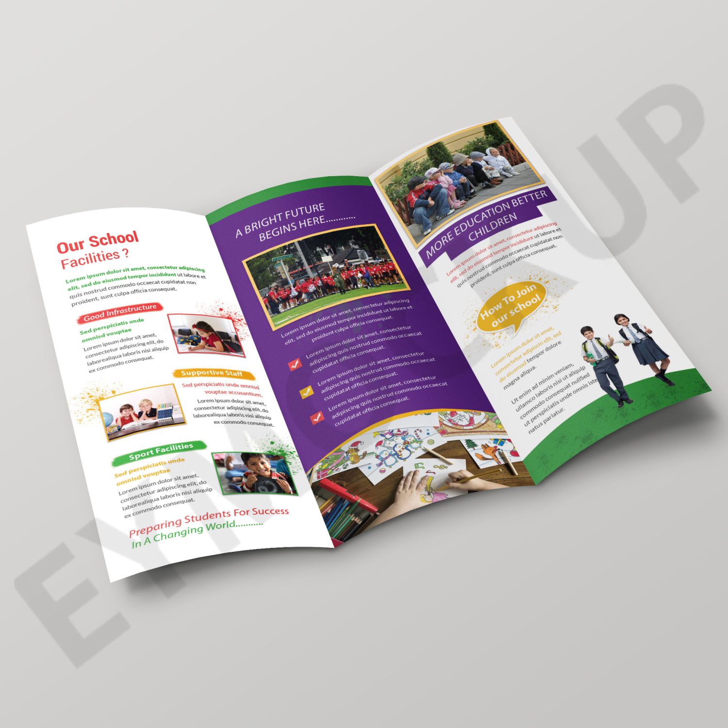 School Tri-Fold Brochure