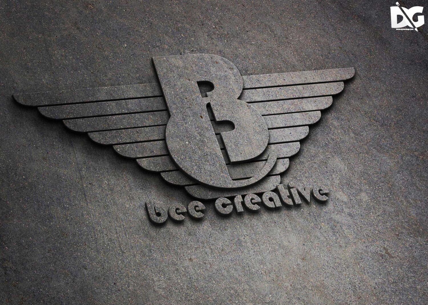 Concrete Surface Logo Mock-up