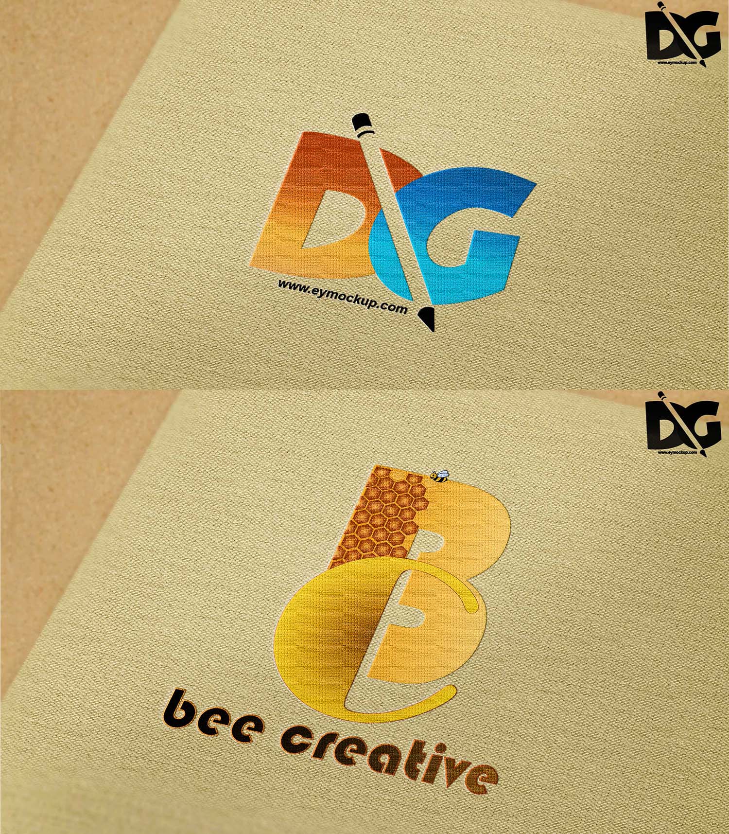 Download Fabric Clothes Realistic Logo Mock-up | eyMockup