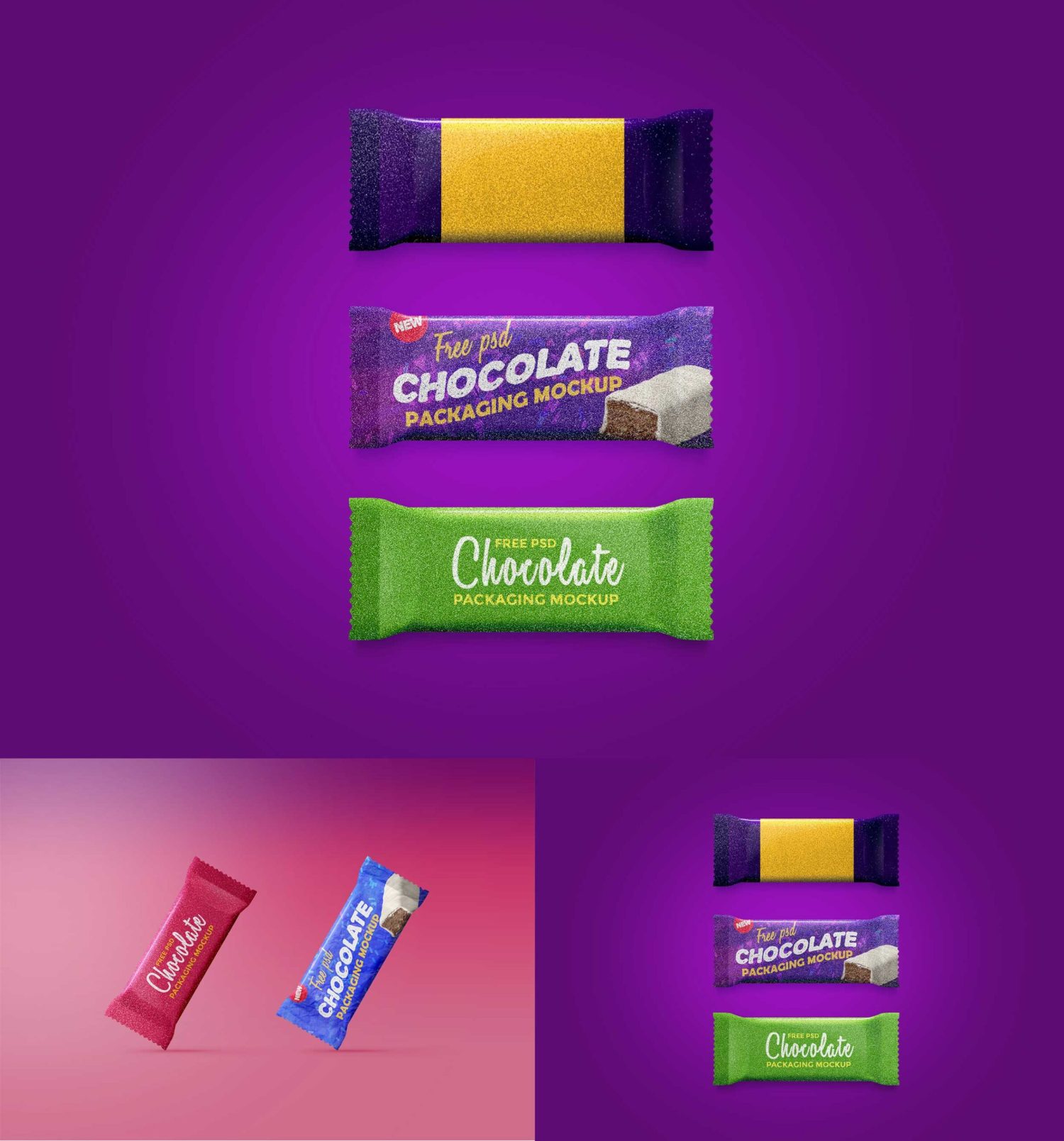 Chocolate Packaging Mockup