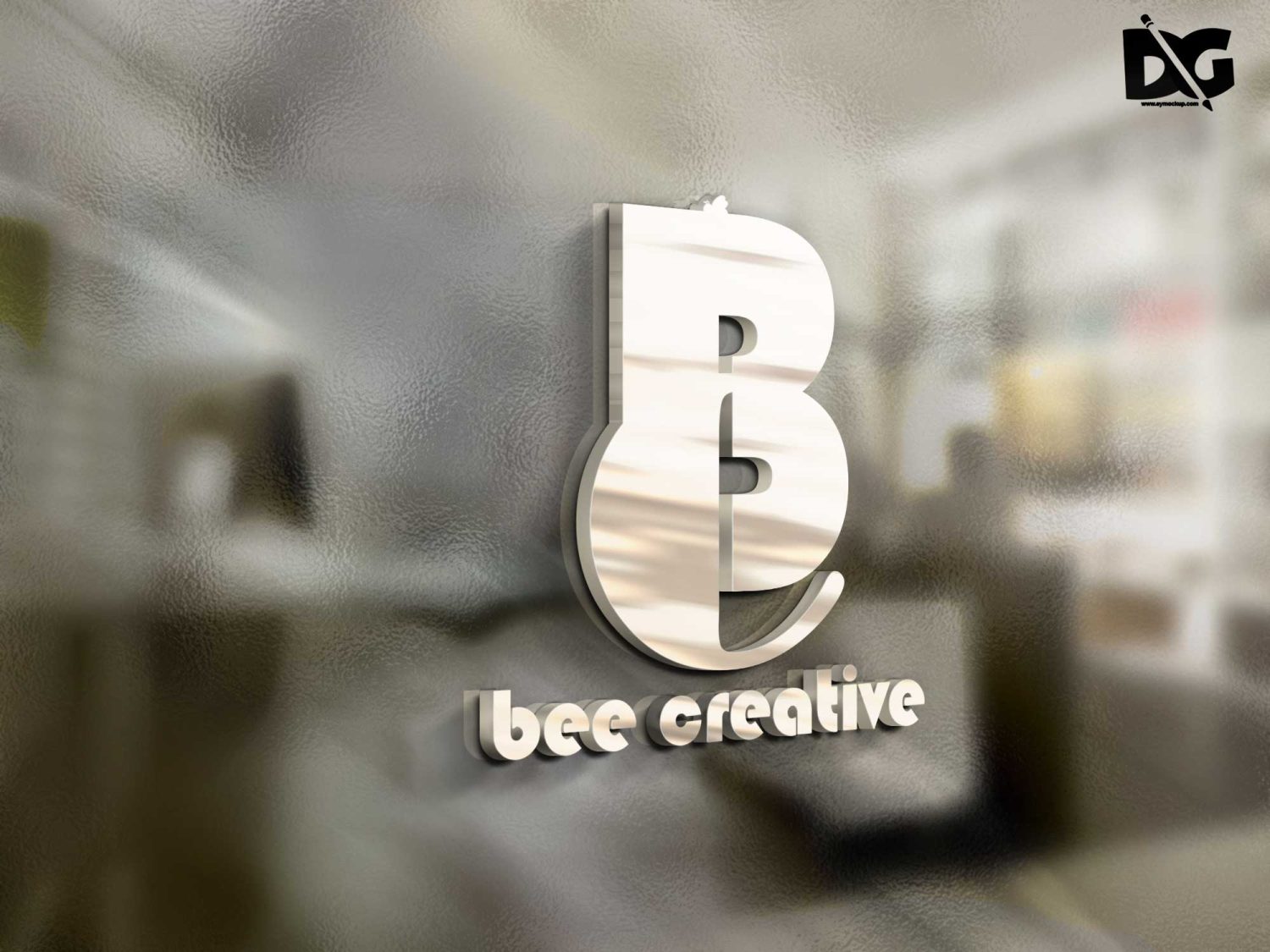 Interior PSD Logo Mockup