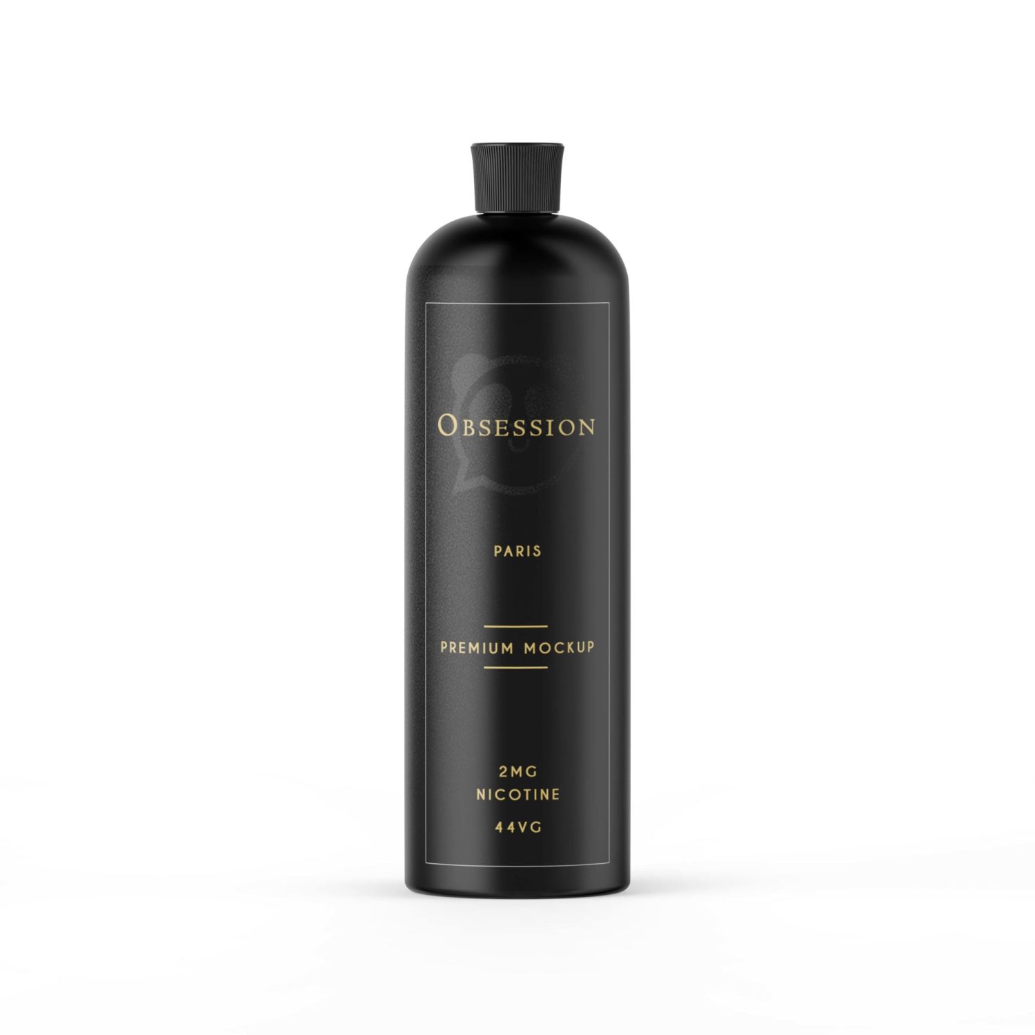 Shampoo Bottle Label Mockup
