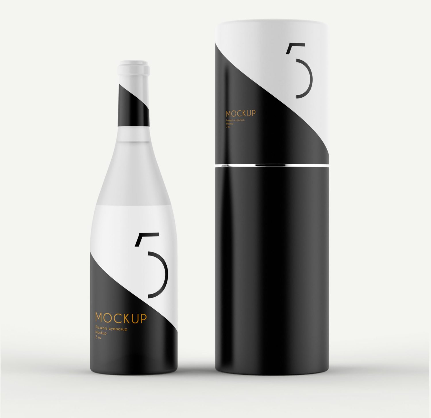Bottle Packaging Mock-up
