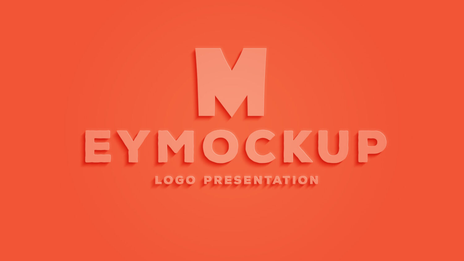 Plastic Sheet Logo Mockup
