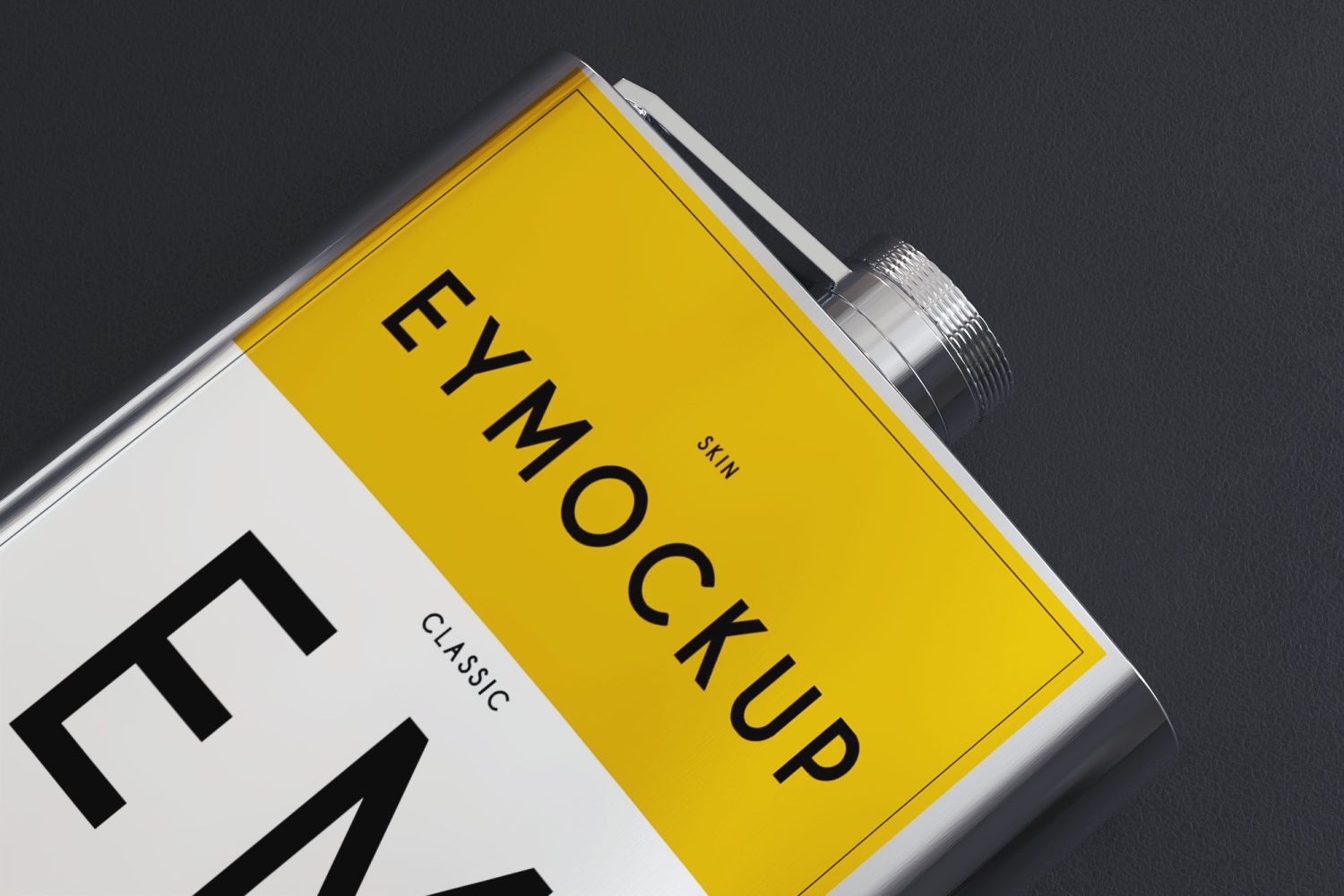 Download Coolest Flask Label Presentation Mockup