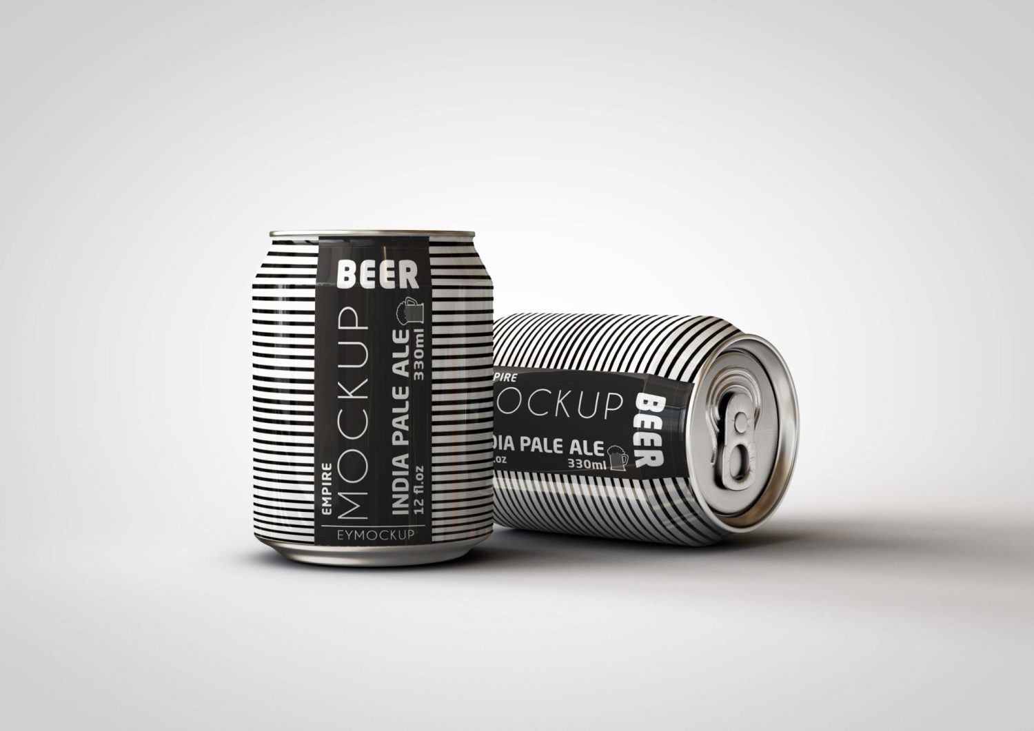 Prime Juice Can Label Mockup