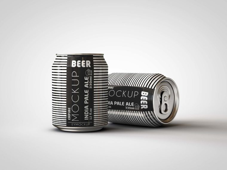 Prime Juice Can Label Mockup