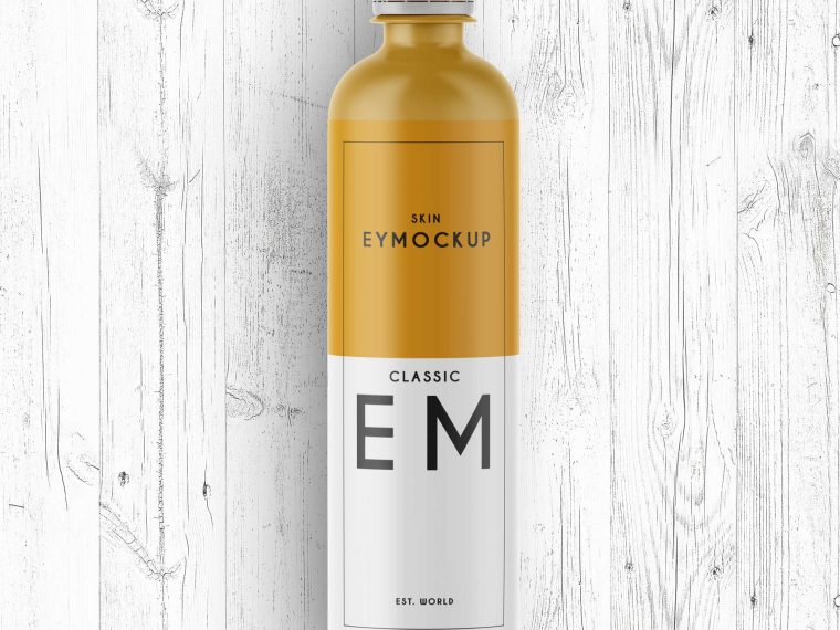 Premium Bottle Label Mockup