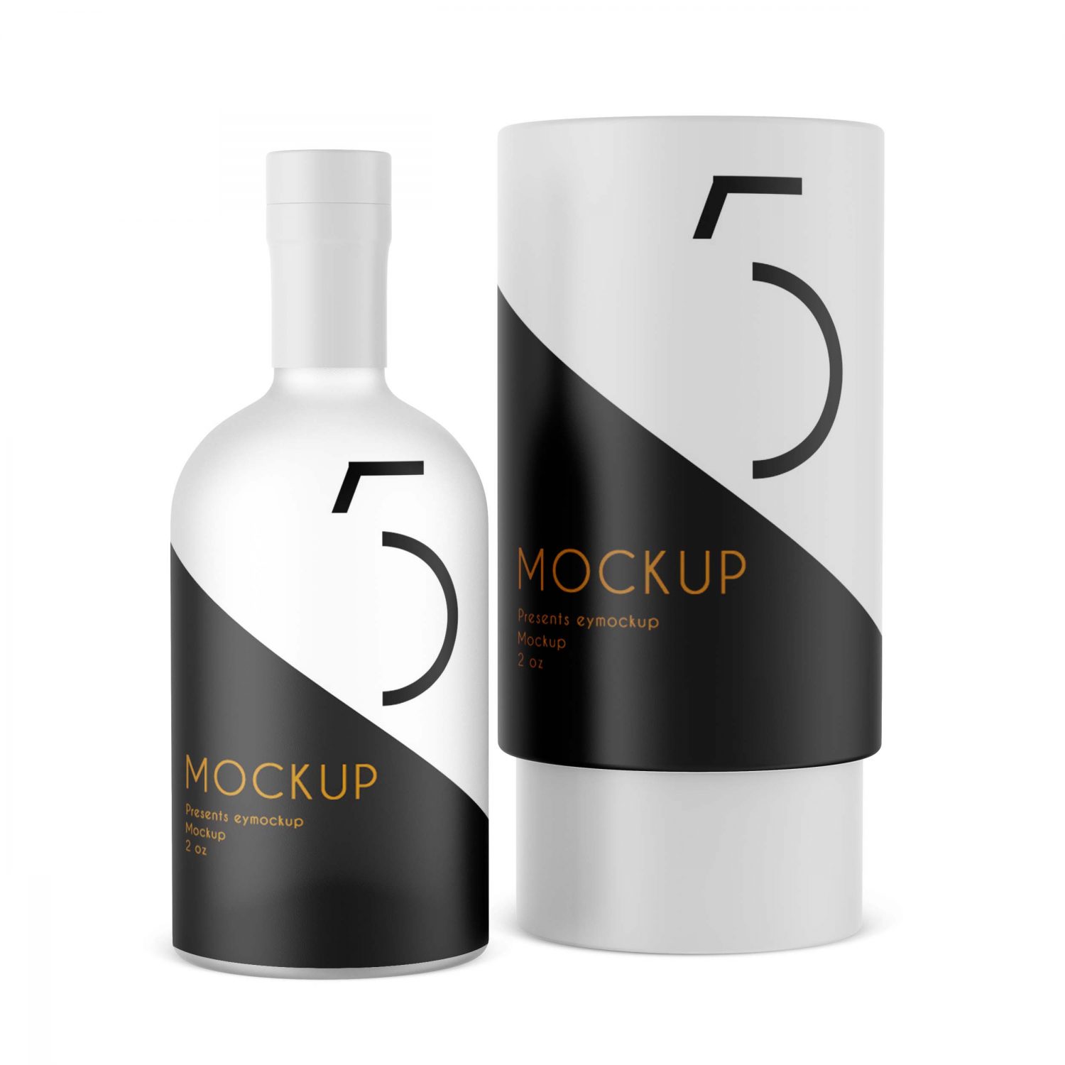 PSD Bottle Packaging Mockup