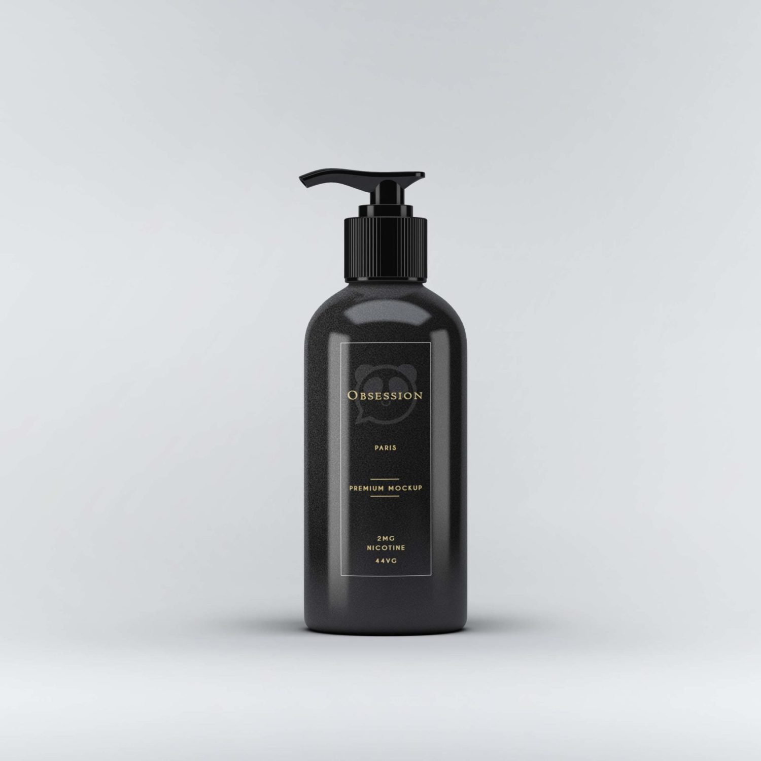 Portable Hand Wash Dispenser Bottle Label Mockup