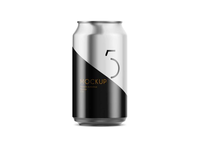 Prime Aluminium Can Label Mockups