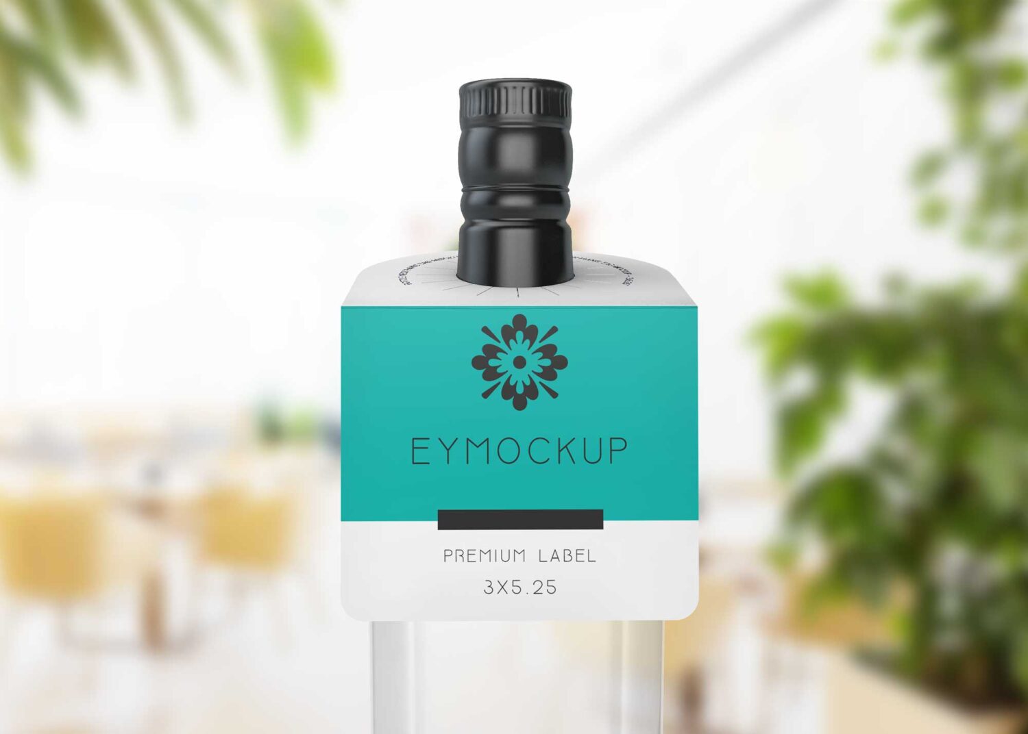Bottle Neck Label Mockup