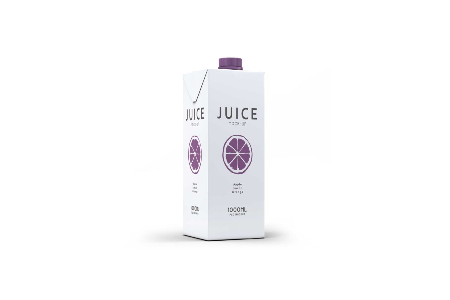 Juice Packaging Design Label Mockup Presentation