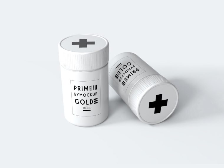 Pills Packaging Mockup