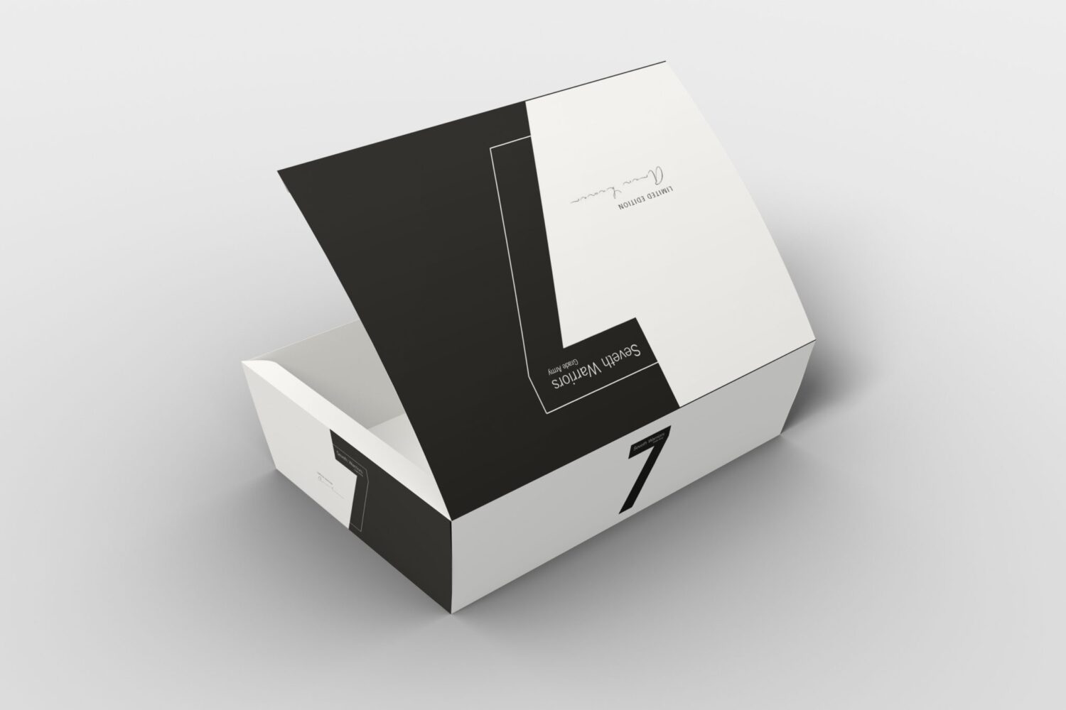 Tapered Box Packaging Mockups