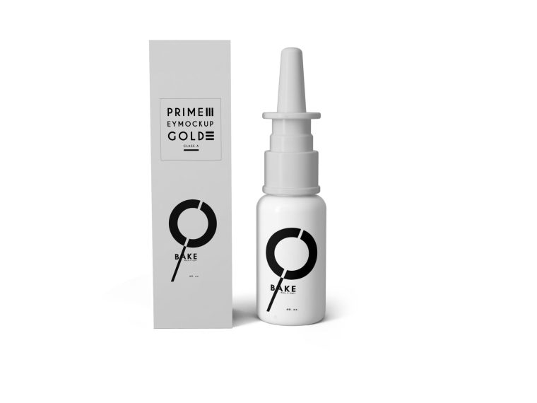 nasal spray Label Mockup 2018