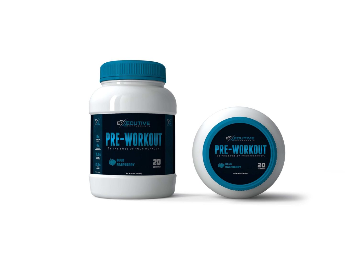 Black White Gym Bottle Mockup