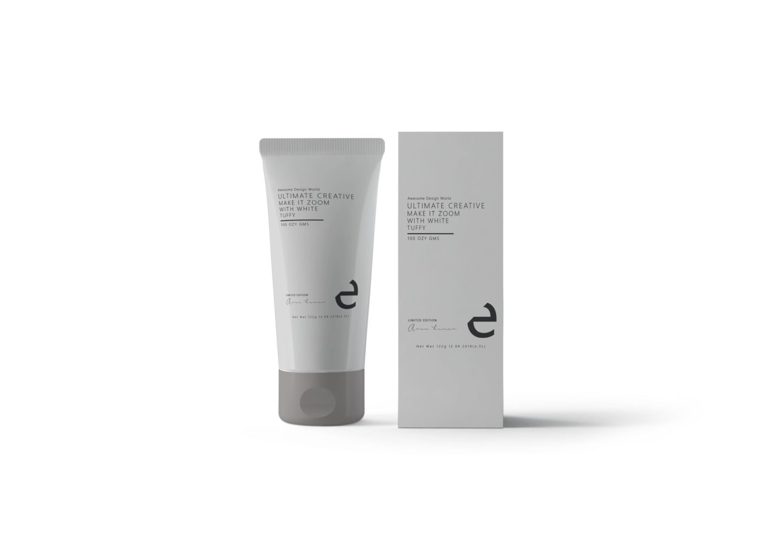 Fair Lovely Cosmetic Label Mockup