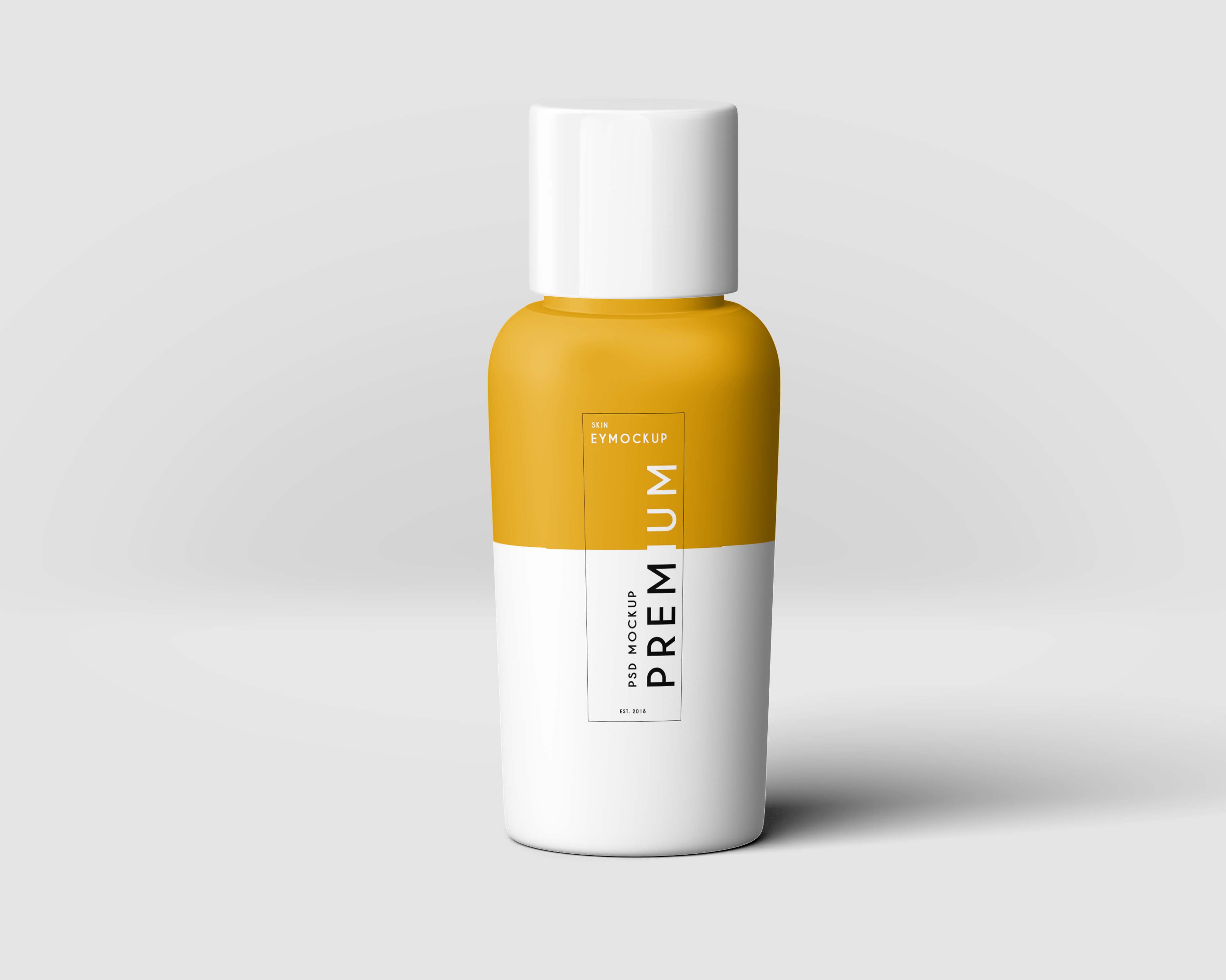 Download Hair Oil Bottle Label Mockup
