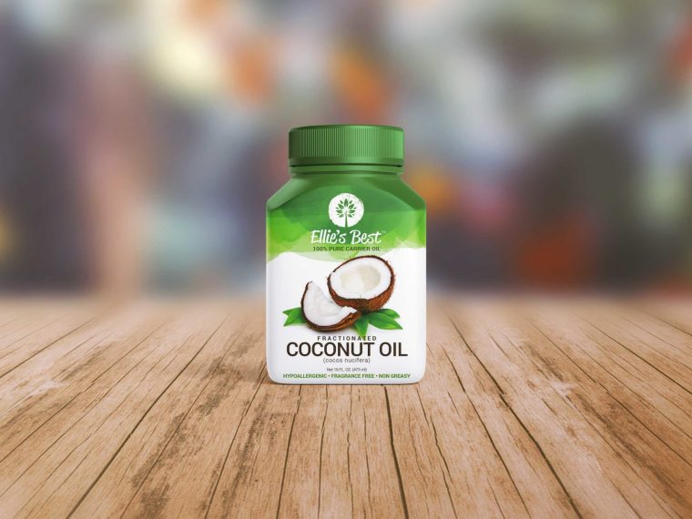 Coconut Oil Bottle Mockup