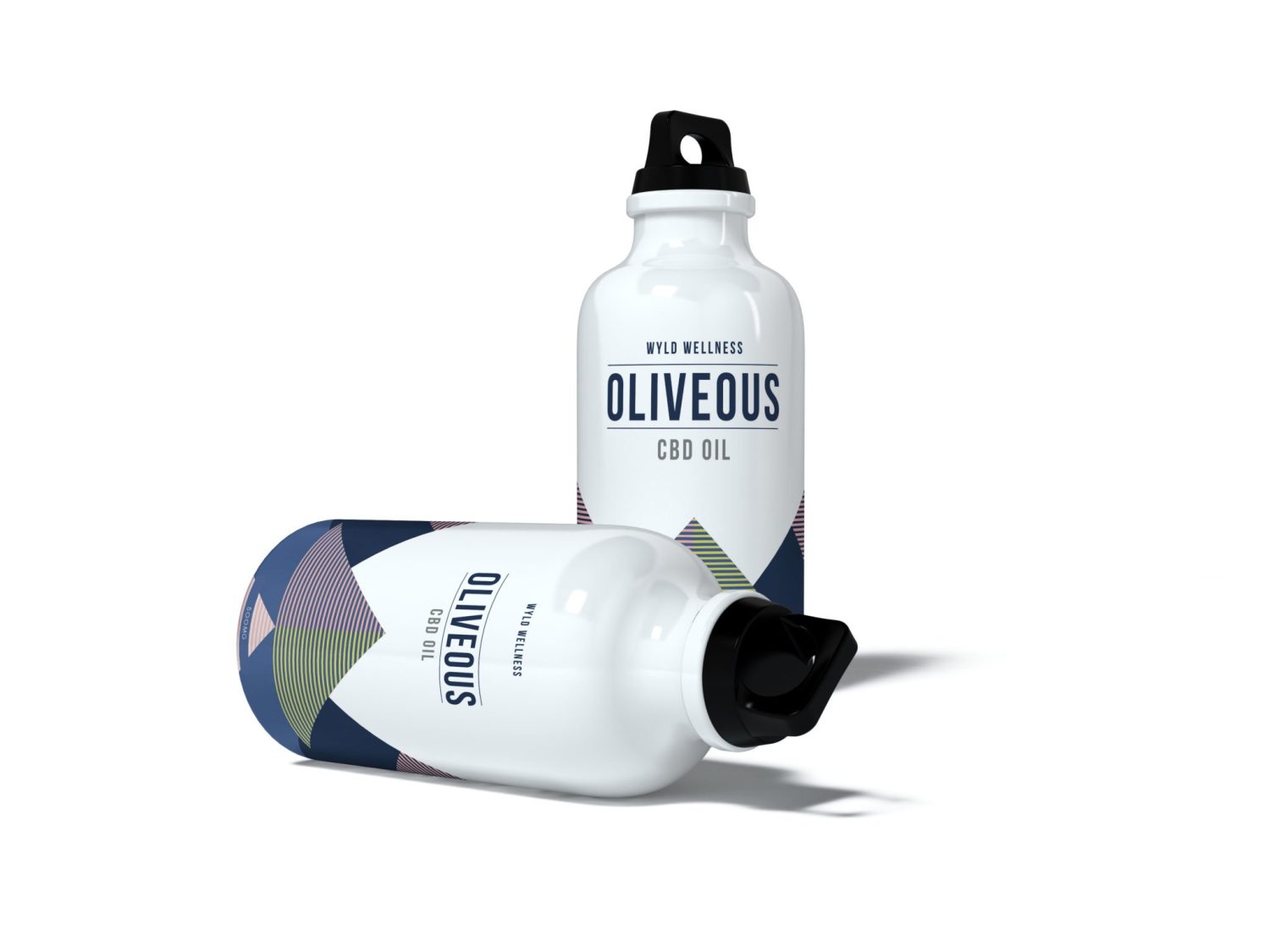 Water Bottle Label Mockup