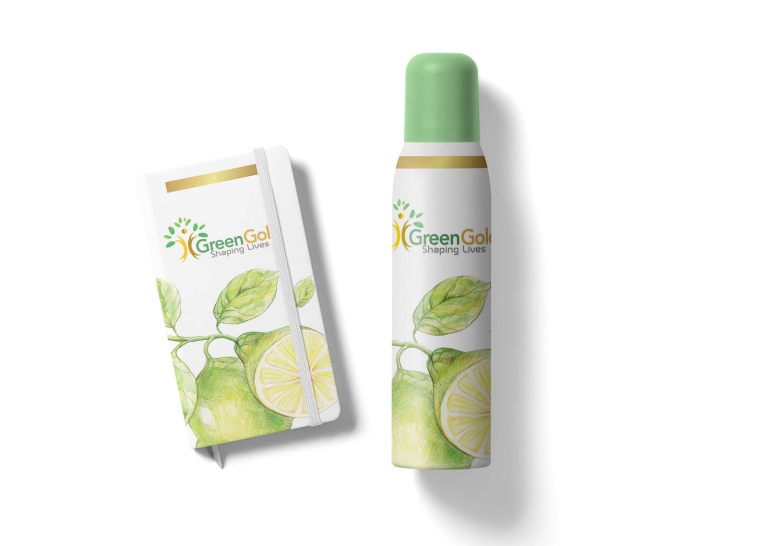 Deodorant Bottle Label Presentation Mockup