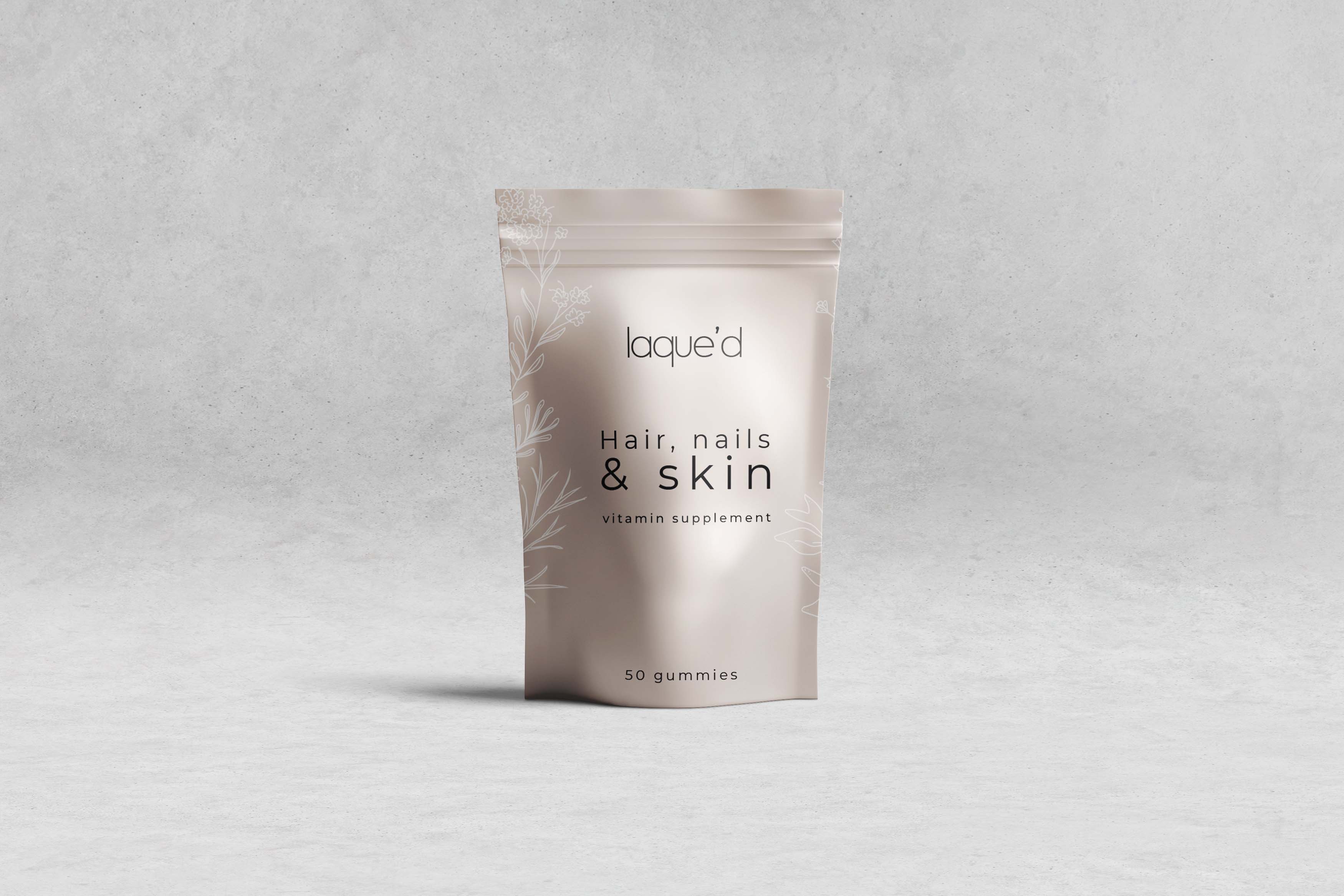 Download Hair Dryer Powder Pouch Label Mockup