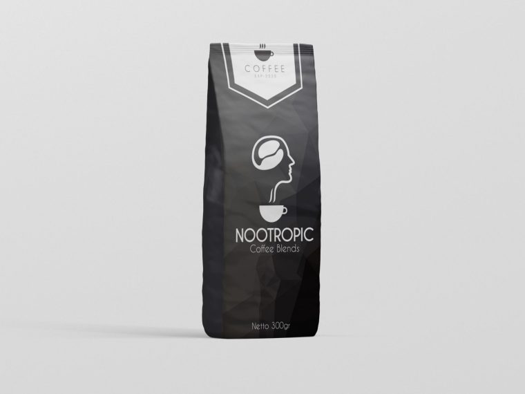 Modern Paper Bag Label Mockup