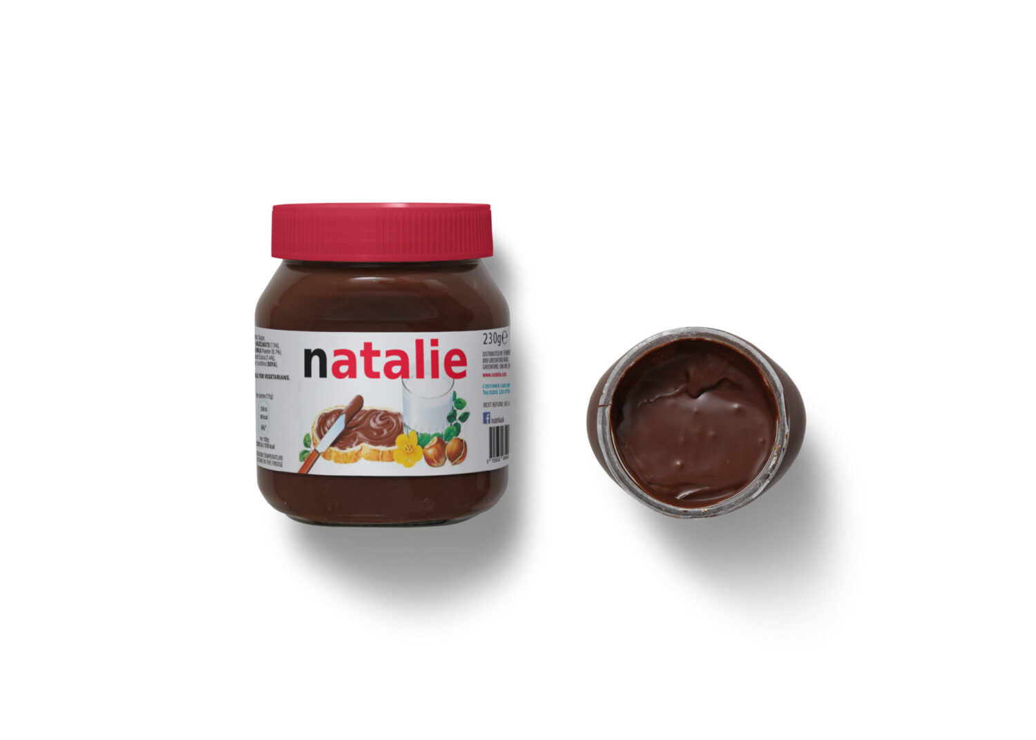 Natalie Melt Chocolate Packaging Label Mockup