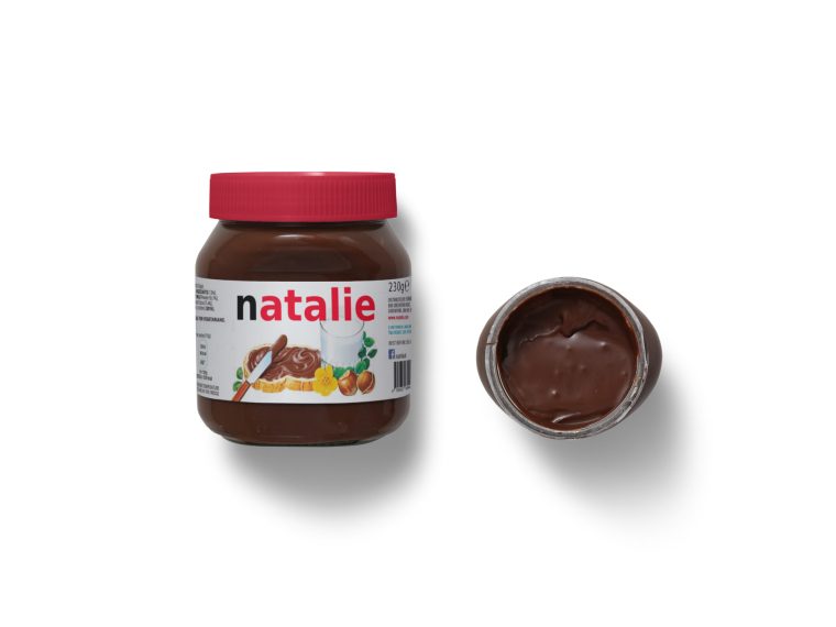 Natalie Melt Chocolate Packaging Label Mockup