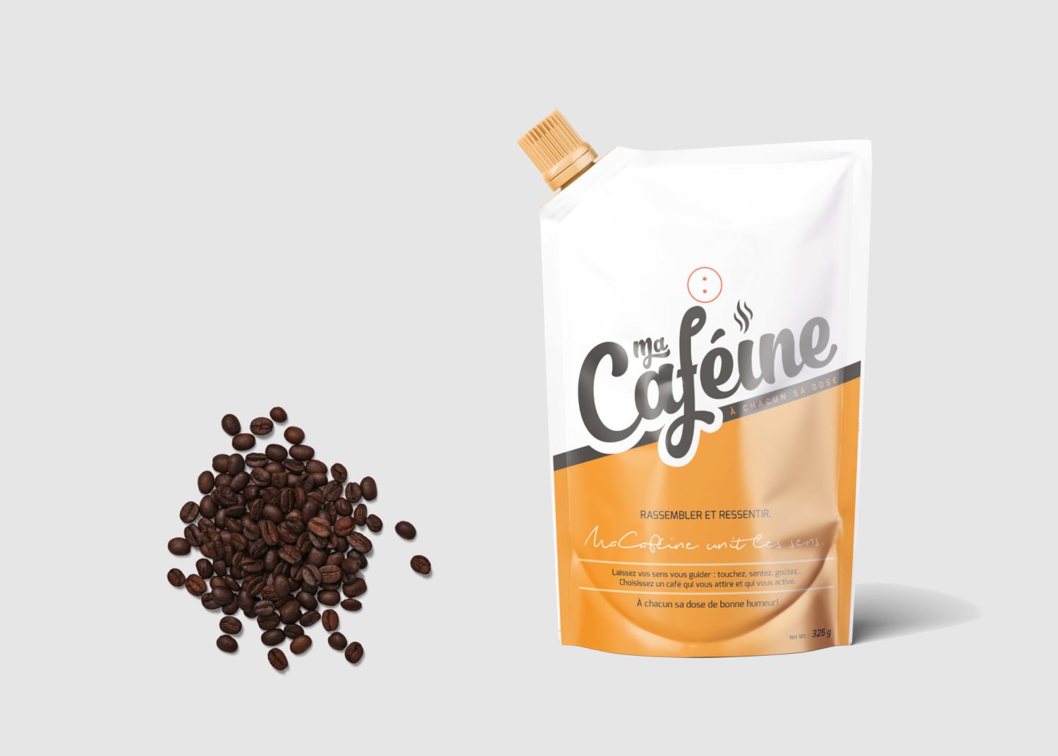 New Coffee Beans Pouch Label Mockup New Coffee Beans Pouch Label Mockup