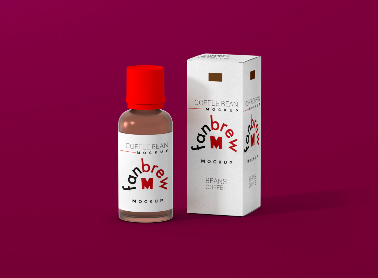 New Premium Cough Syrup Medical Bottle Label Mockup