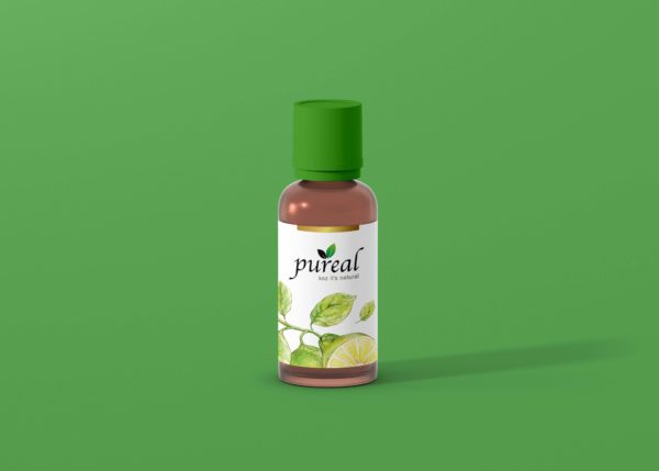 Download New Premium Cough Syrup Medical Bottle Label Mockup