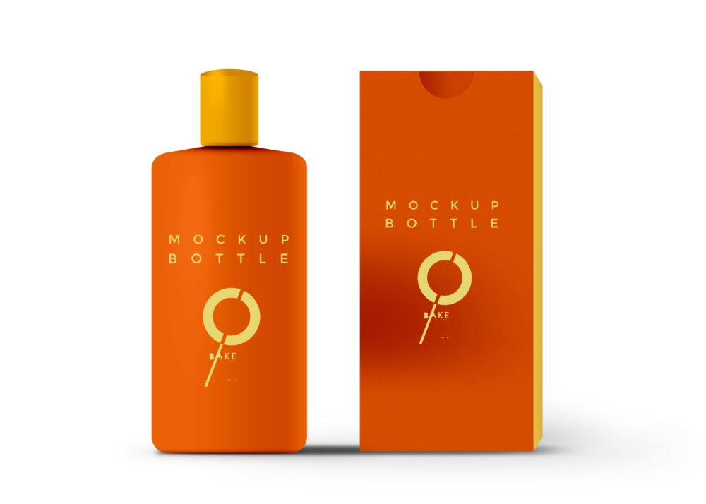 Download Premium Lotion Bottle Packaging Mockup | eyMockup