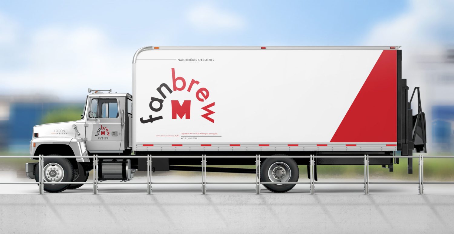 Truck Branding Wrap Mockup