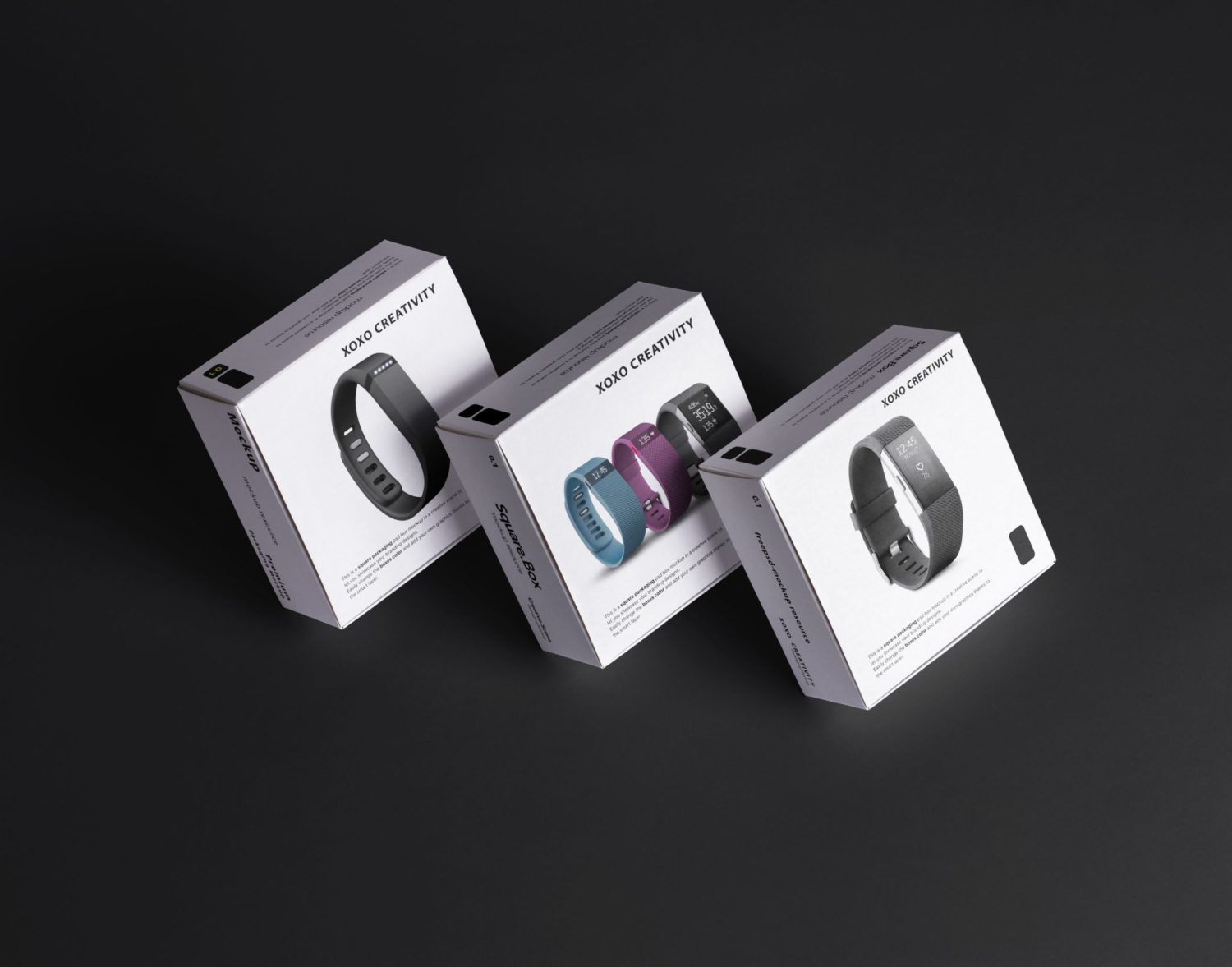 Wrist Box Packaging Mockup