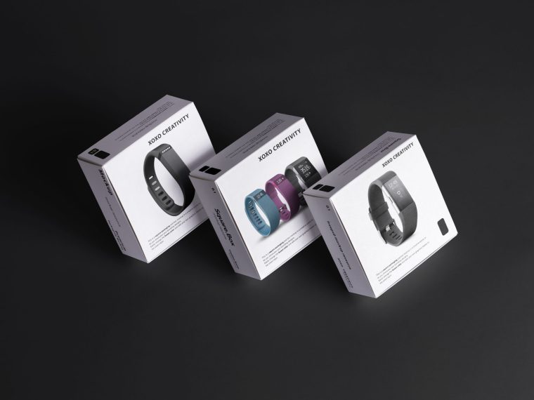 Wrist Box Packaging Mockup