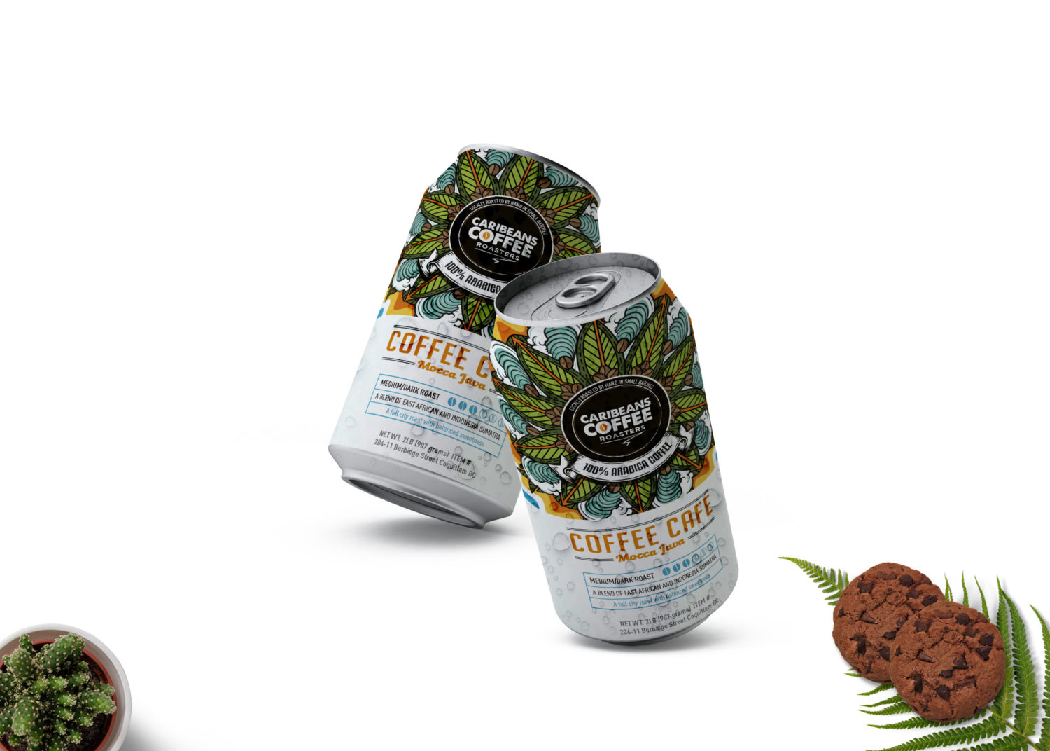 Download Matte Coffee Can Mockup